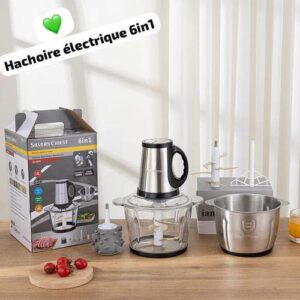 Hachoir Électrique Multifonction 6 en 1 – SILVERCREST | FRIDAY STORE