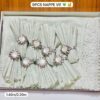 Ensemble Nappe Dentelle + 9 Serviettes & Ronds de Serviette Fleuris – Friday Store – Image 3