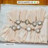 Ensemble Nappe Dentelle + 9 Serviettes & Ronds de Serviette Fleuris – Friday Store – Image 4