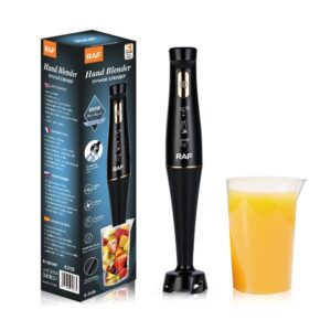 Mixeur Plongeant RAF 800 W – Blender Plongeant Puissant avec Bol 600 ml pour Smoothies, Soupes & Glaces