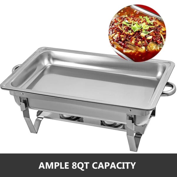 Chafing Dish Inox 12 L Réchaud à Buffet Professionnel – Friday Store – Image 2