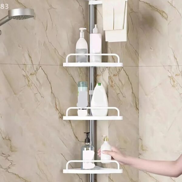 Étagère de Salle de Bain Télescopique – Rangement Multifonction Gain de Place – Image 2