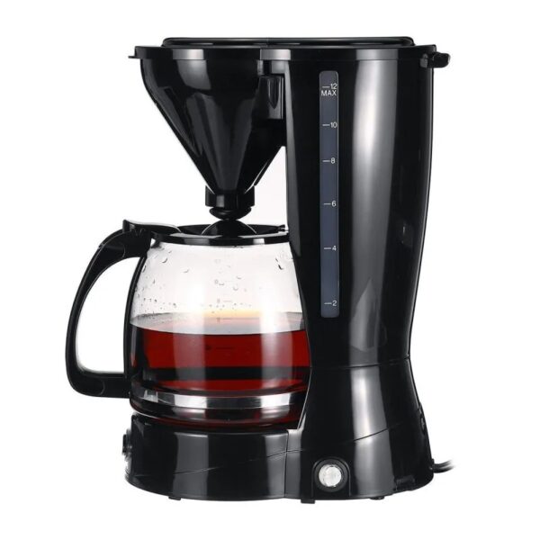 Cafetière filtre électrique 800 W – 1,5 L (12 tasses) – Design noir – Friday Store – Image 5