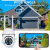 Caméra de Surveillance Wi-Fi 1080p – Vision Nocturne-Détection de Mouvement – Image 3