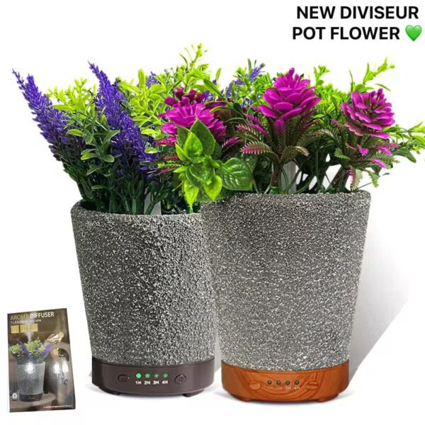 Pot de Fleurs LED Décoratif avec Diffuseur  | Friday Store – Image 2