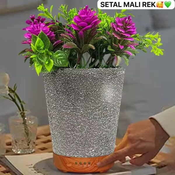 Pot de Fleurs LED Décoratif avec Diffuseur  | Friday Store